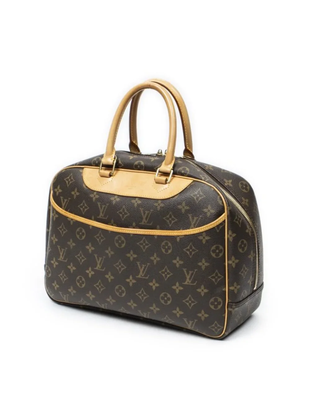 Louis Vuitton Deauville Brown Monogram Canvas Handbag - Picture 2 of 10